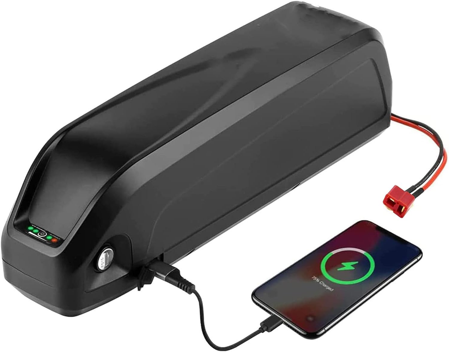 36V 48V Ebike Lithium Battery 52V Li-ion Battery 10Ah 12.5Ah 15Ah 18Ah 20Ah Lithium Battery Pack with Charger+BMS for 0-1000W Motor,48v,20Ah